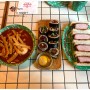 강남 핫플 데이트 압구정 분식점 도산분식에서 두찌랑 점심