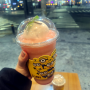 [카페/안산] 메가커피 : 겨울을 맞아 딸기 신메뉴 하트 뿅 레몬셔벗 딸기 스무디