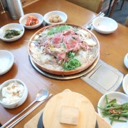 논산맛집 원산면옥 한우불고기 물냉면 맛있당