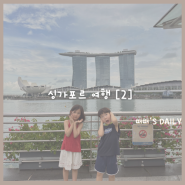 싱가포르 여행 2편[머라이언 파크/마리나베이샌즈/바차커피/송파바쿠테/싱가포르플라이어]