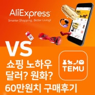 알리익스프레스 vs 테무 60만원치 구매 반품 후기 노하우 총정리!