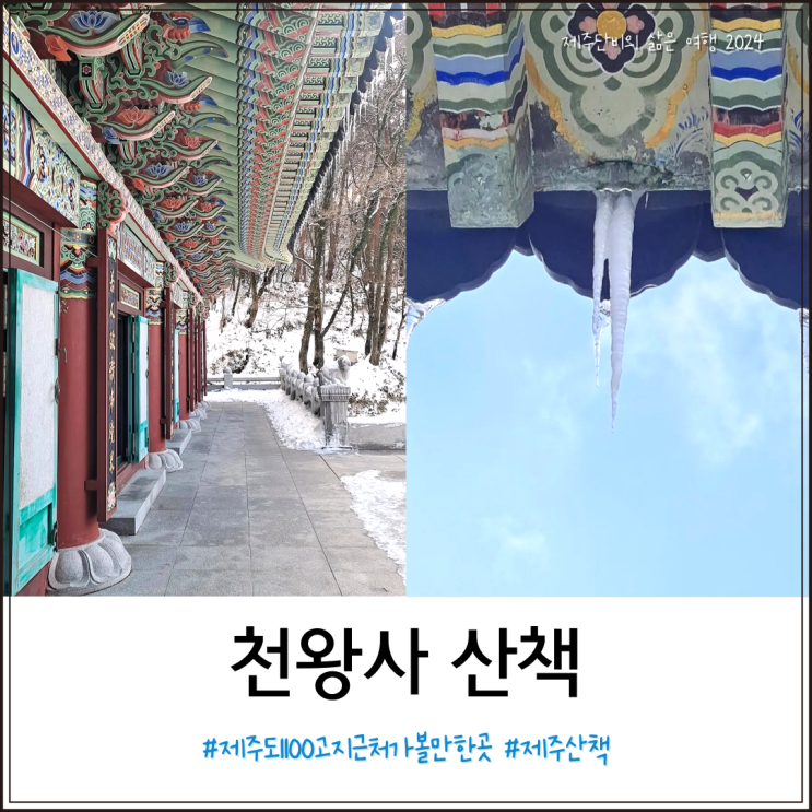 천왕사 산책 제주 1100고지 근처 가볼 만한 곳