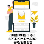 [대량메일 메일링크] 이메일 보내는이 주소 SPF,DKIM,DMARC 등록/관리 방법