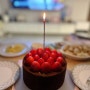 1월 일상끄적 - 생일파티, 케이크, 생일선물, 워킹머신, 무접점키보드