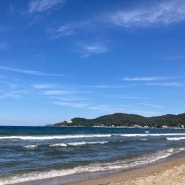 포항 아이와 함께 즐길 수 있는 해변, 힐링비치 도구해수욕장(feat. 주차장, 캠핑도 하네요)
