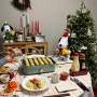 춤추는 스누피와 함께 크리스마스 홈파티 : 릴리우드 딸기케이크, 뱅쇼커피, 타코야키 만들기