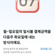 삼성카드 매주 미리내기 이용후기~ 꿀팁!