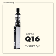 [수원전자담배]입문용 전자담배로 추천드리는 저스트포그 Q16