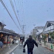 🛫🍜 후쿠오카 여행 일지 p.2 :: 렌트하고 유후인까지, 폭설의 유후인