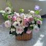 청라 가정동 꽃집 스펠로플라워의 사과 꽃 바구니 선물