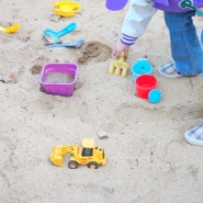 육아일기 수성 대흥동 유아숲체험원 모래놀이터 아기모래놀이