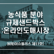 [KREI이슈플러스] 농식품 분야 규제샌드박스: 온라인도매시장