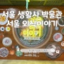 서울생활사박물관 서울의 경제 문화를 순서대로 알수 있는 박물관 서울외식이야기 무료 전시