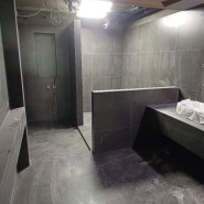 [타일시공] 천안시 신방동 용곡세광apt 화장실.전체바닥.현관타일시공