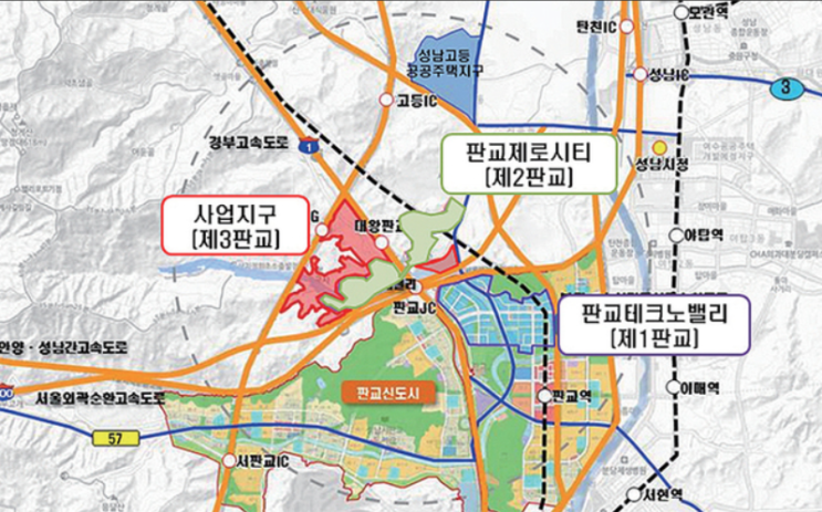 판교테크노밸리 위치와 교통, 주변 현황 : 네이버 블로그