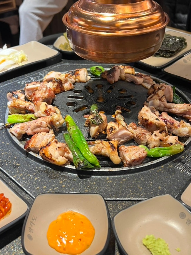 판교 유스페이스 맛집 숯불 닭갈비 팔각도. 저녁 메뉴 추천 : 네이버 블로그