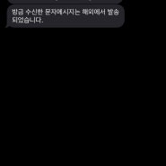 스팸문자 지겹다