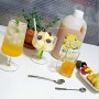 레몬농축액으로 홈카페 분위기 레몬에이드 음료 만들기