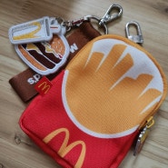 맥도날드 미니 백팩 파우치&키링 세트_후후_를 사니까 햄버거세트를 줌