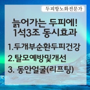 두개부 혈액순환부터 탈모예방과 동안얼굴까지, 1석 3조 신개념 미세전류 두피마사지