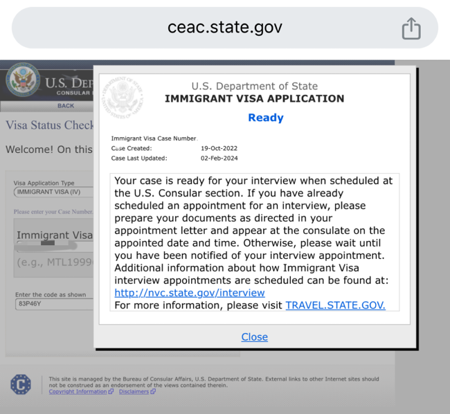 드디어 CEAC status Ready : 네이버 블로그