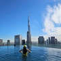 두바이 신혼여행 파라마운트 미드타운 호텔 부르즈할리파뷰 인피니티풀 수영장 운영시간