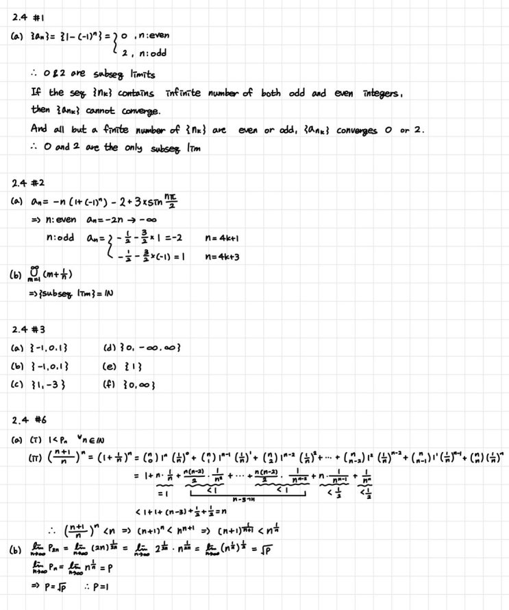 Manfred Stoll-Introduction to Real Analysis Ch2.4 연습문제 : 네이버 블로그