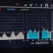 BMW G30 530i 평균 연비 12.8 km/l