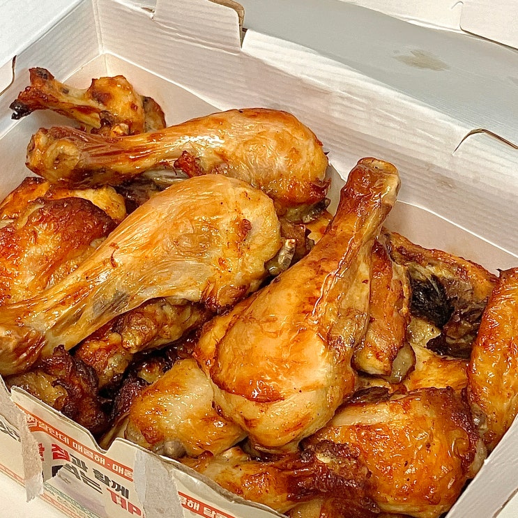 [굽네치킨 오리지널] 곱빼기, 한마리반, 1.5마리, 가격, 칼로리, 순살, 소스 : 네이버 블로그
