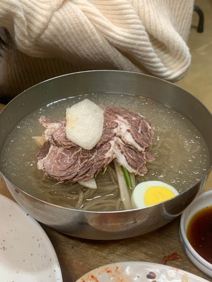 을밀대 역삼직영점( 녹두전, 수육, 평양냉면) : 네이버 블로그