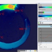 용접 열화상카메라의 응용(층간온도, 예열온도의 측정);자이리스사의 XIR-1800 용접열화상카메라
