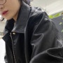 틸아이다이 가죽자켓 :: Eco leather pocket jacket