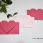 A4용지 한 장으로 세뱃돈(용돈)봉투 접는법 하트편지봉투 종이접기