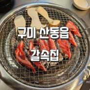 구미 산동 소갈비살 맛집 갈속집 갈속파 리뷰