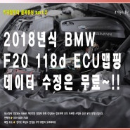BMW 118d F20 생활형 맵핑 (데이터 수정은 XX 년 무상)
