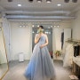 드레스샵투어 10 :: 렌느브라이덜 / 파란색유색 드레스 피팅후기