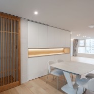 반포자이 아파트 35평 화이트 우드 인테리어 디자인