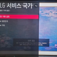 LG 직구 TV 로컬 바꾸기