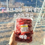 예송축산 / 울산 언양 경치 좋은 울산소고기맛집 / 울산예송식당 / 울산범서초장집