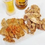 에어프라이어 이용한 맥주안주추천 냉동치킨 도우찌 지파이 & 닭껍질튀김