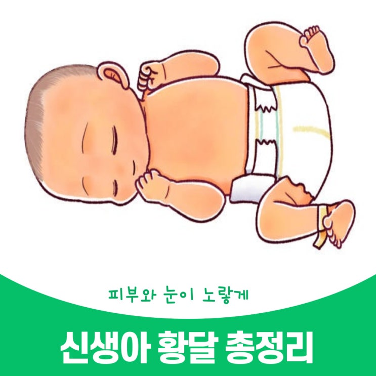 신생아 황달 원인 치료 검사방법 총정리 : 네이버 블로그