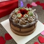 안양 생일케이크 / 커피가가 초코딸기케이크 / 고이담아 과일케이크