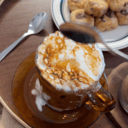 대구 칠곡 삼지구 카페 커피버베나 운암지 크림브륄레 커피 맛집
