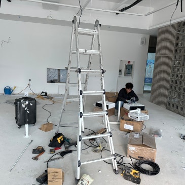 [미디어파사드 인테리어] 제주도 미디어파사드 설치 완료!