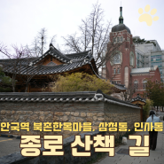 서울 종로 안국역 애견동반 산책코스 (주차, 카페, 북촌한옥마을, 인사동쌈지길, 정독도서관)