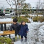 일본생활 첫눈 유치원 생일파티