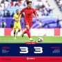 2023 아시안컵 E조 3차전 한국 VS 말레이시아 경기결과 3:3 무승부