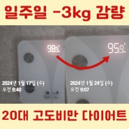 2주에 -6kg 고도비만 체중감량 찐후기:) 칠곡 태전동다이어트 여성전용PT 늘씬해짐