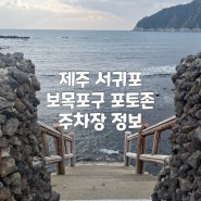 제주도 서귀포 보목포구 포토존 가는방법과 주차장 정보