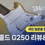국민 입문용 일렉기타 콜트(Cort) G250 리뷰&시연